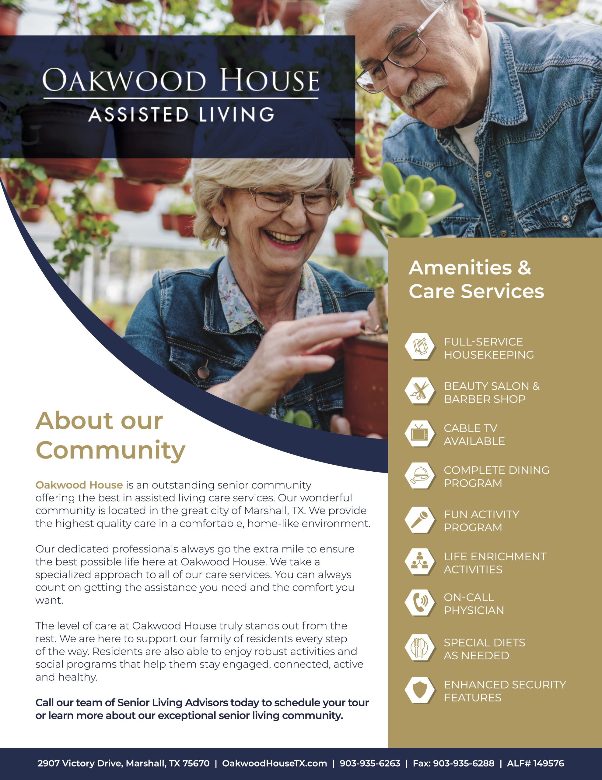 Oakwood House - About our Services
